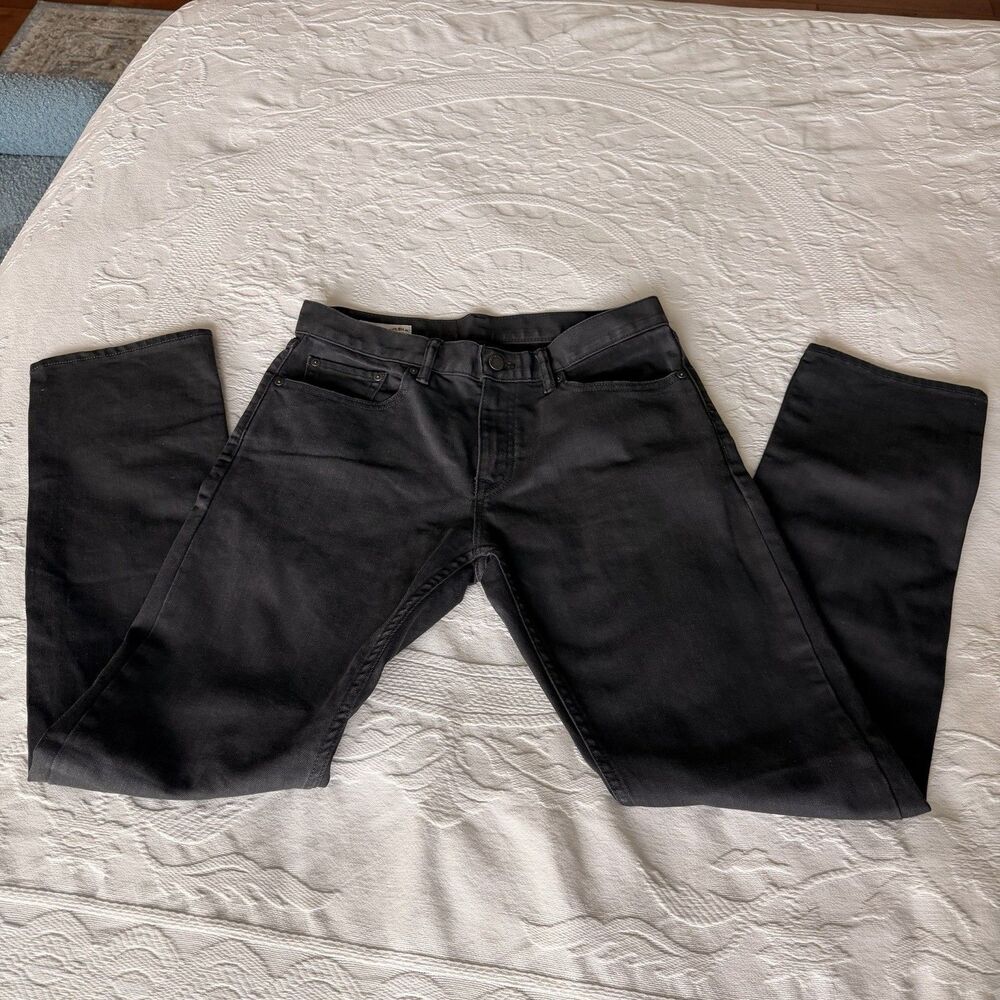 Banana Republic Men’s Straight Leg Jeans 31x32 Charcoal Gray Denim Casual Pants